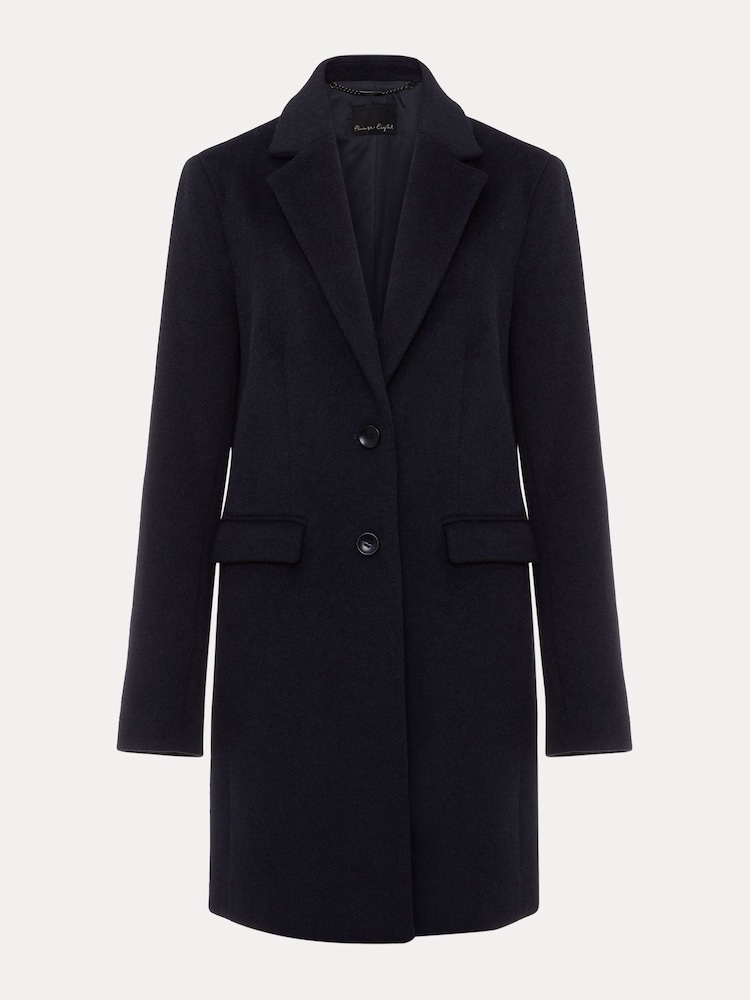 Phase Eight Blue Lydia Wool Car Coat - Image 8 of 8