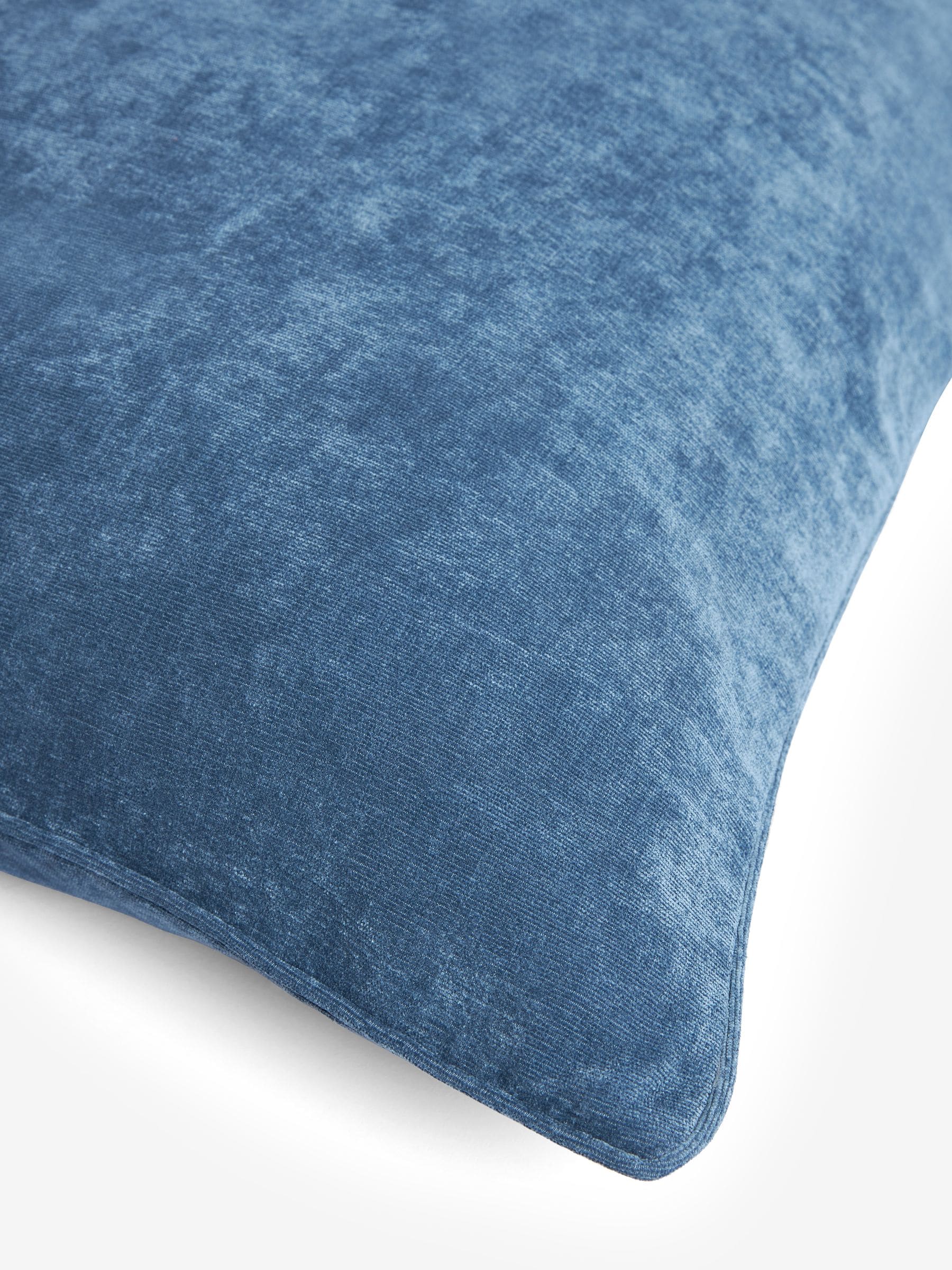 Buy Airforce Blue 59 x 59cm Soft Velour Cushion from the Next UK