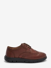 Tan Brown Light Weight Flexible Sole Brogues - Image 1 of 5