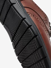 Tan Brown Light Weight Flexible Sole Brogues - Image 5 of 5