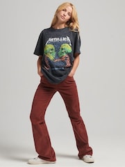 Superdry Black Grey Metallica Limited Edition T-Shirt - Image 3 of 5