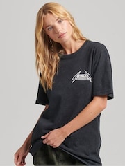 Superdry Black/white Metallica Limited Edition T-Shirt - Image 1 of 6