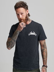 Superdry Black Metallica Limited Edition T-Shirt - Image 1 of 3