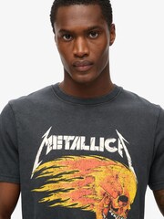 Superdry חולצת טי %100 כותנה Metallica Limited Edition - תמונה 4 מתוך 6