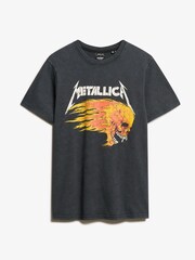 Superdry חולצת טי %100 כותנה Metallica Limited Edition - תמונה 5 מתוך 6