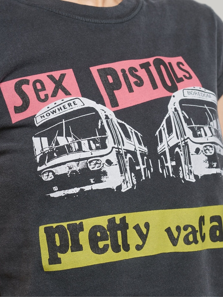 Superdry Black Chrome Sex Pistols Limited Edition 100% Cotton T-Shirt - Image 2 of 3