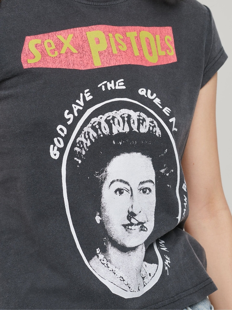 Superdry Black Sex Pistols Limited Edition 100% Cotton T-Shirt - Image 3 of 3