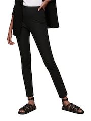 Whistles Black Super Stretch Trousers - Image 1 of 3