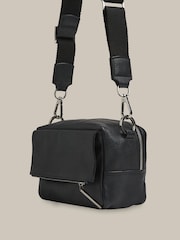 Whistles Black Bibi Cross-Body Bag - Image 1 of 3