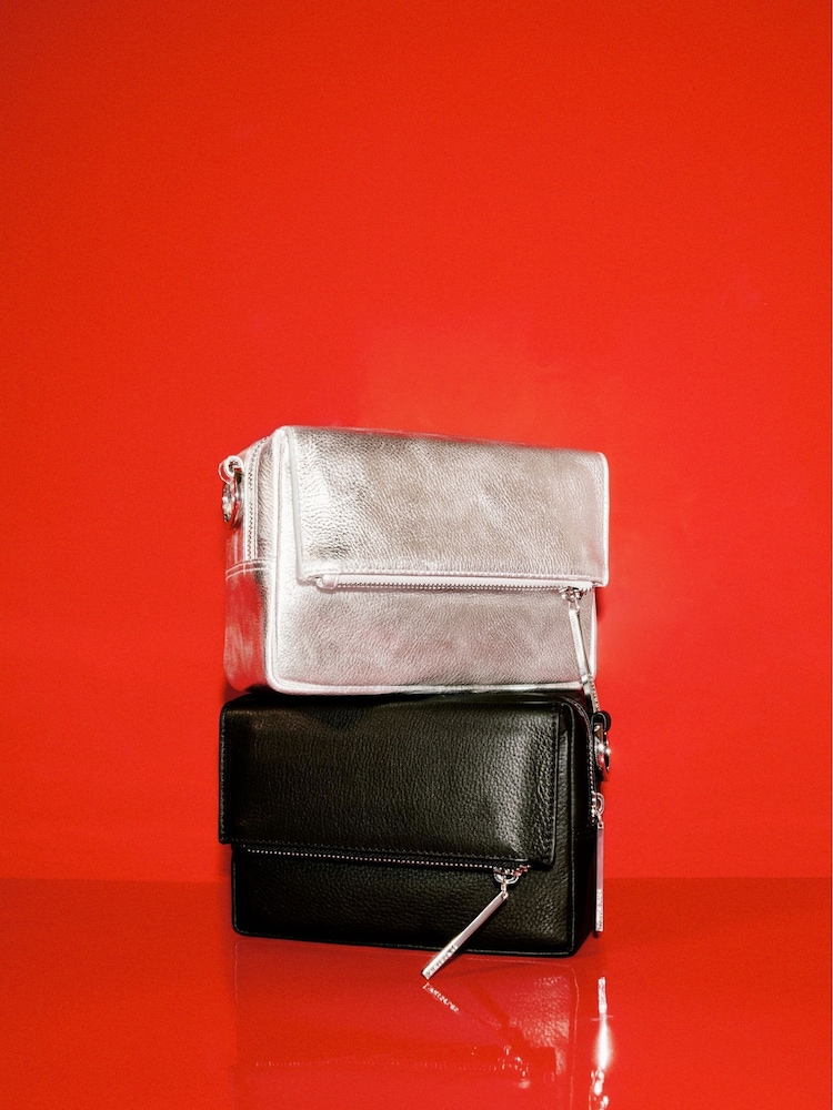 Whistles Black Bibi Cross-Body Bag - Image 3 of 3