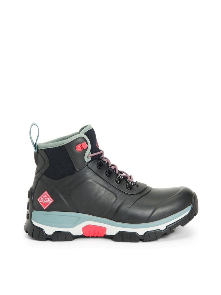 Muck Boots Womens Apex Lace-Up Hiking Black Boots - Image 1 of 6