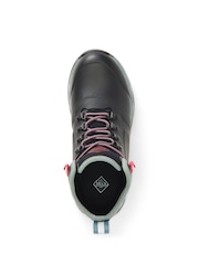 Muck Boots Womens Apex Lace-Up Hiking Black Boots - Image 4 of 6