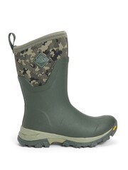 Muck Boots Green Arctic Ice Mid Wellies - Image 1 of 5