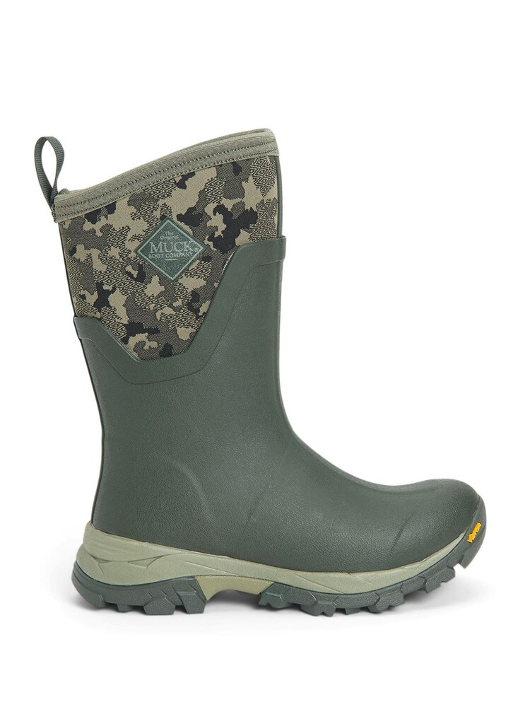 Muck Boots Green Arctic Ice Mid Wellies - Image 1 of 5