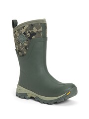 Muck Boots Green Arctic Ice Mid Wellies - Image 2 of 5