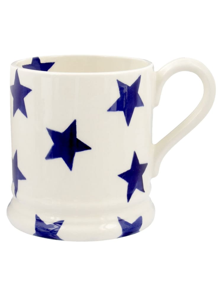 Emma Bridgewater Cream Blue Star Mug - Image 2 of 4