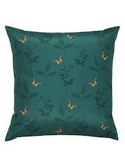 Evans Lichfield Duck Egg Blue Butterflies Outdoor Polyester Filled Cushion - Image 3 of 5