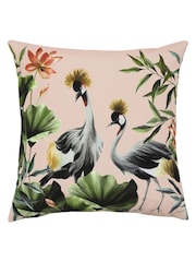Evans Lichfield Kraniche Outdoor-Kissen mit Polyesterfüllung - Bild 2 von 4