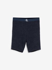 Calvin Klein Blue Ck One Plush Lounge Sleep Shorts - Image 1 of 1