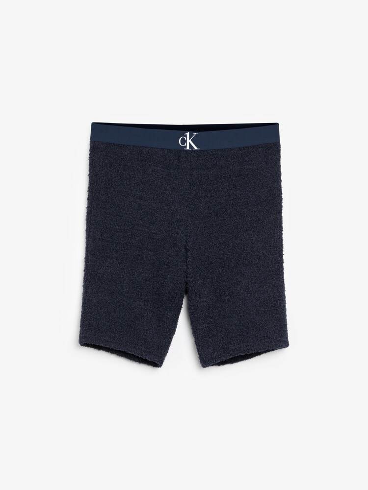 Calvin Klein Blue Ck One Plush Lounge Sleep Shorts - Image 1 of 1