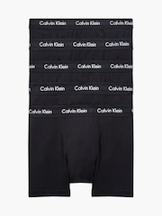 Calvin Klein Black Cotton Stretch Trunks 5 Pack - Image 1 of 2