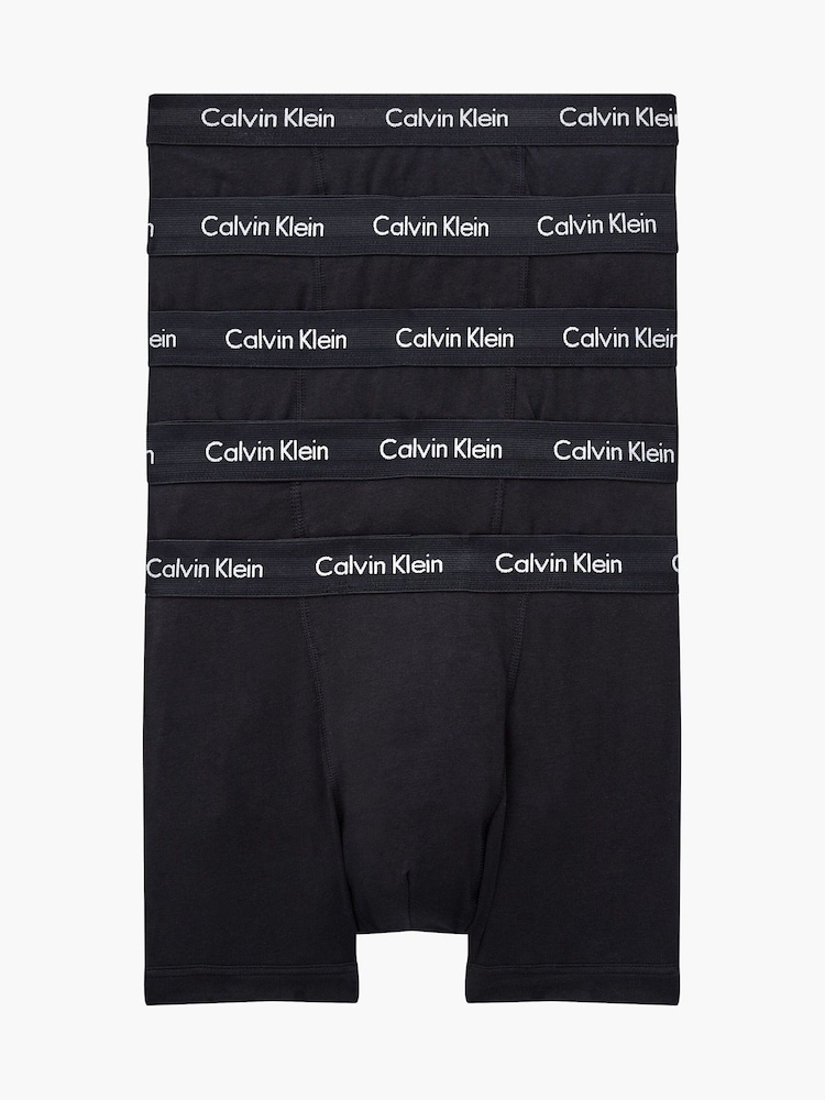 حزمة من 5 سراويل داخلية قطن قابل للتمدد من Calvin Klein - صورة 1 من 2 حزمة من 5 سراويل داخلية قطن قابل للتمدد من Calvin Klein - صورة 1 من 2