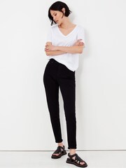 Joules Black Monroe High Rise Stretch Skinny Jeans - Image 3 of 6