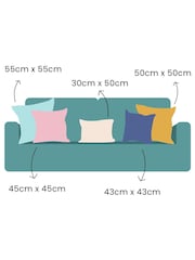 Natural Natural White Tufted Geo Oblong Cushion - Image 5 of 5