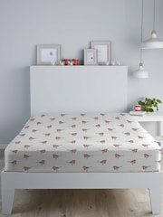 Dreams & Drapes Lodge Robin 100% Cotton Fitted Sheet - Imagen 1 de 3