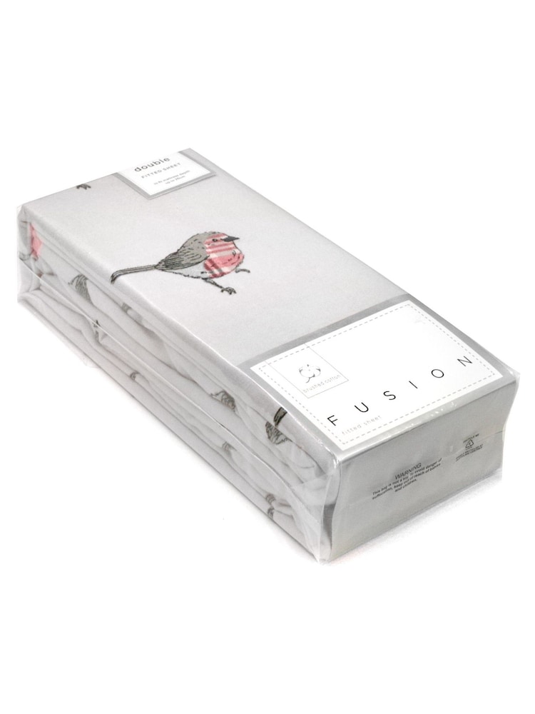 Dreams & Drapes Lodge Robin 100% Cotton Fitted Sheet - Imagen 3 de 3
