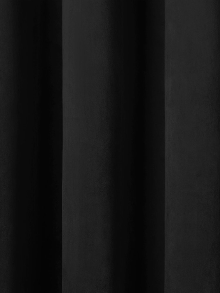 Laurence Llewelyn-Bowen Montrose Velvet Blackout Thermal Eyelet Curtains - 圖片 2，共 3