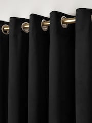 Laurence Llewelyn-Bowen Montrose Velvet Blackout Thermal Eyelet Curtains - 圖片 3，共 3