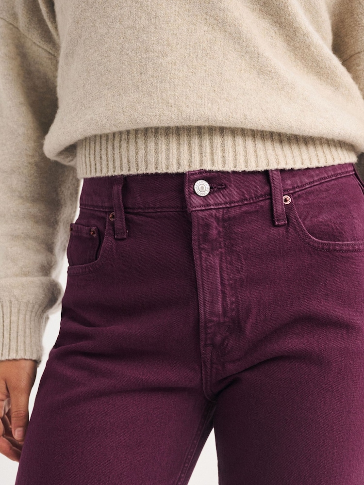 Abercrombie & Fitch Pink 90s Relaxed Jeans - Image 2 of 6