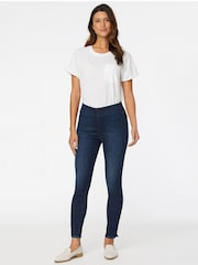 bleu foncé - Jeans skinny à enfiler NYDJ dans SpanSpring™ - Image 1 of 6