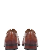 Jones Bootmaker Mens Manning Wide Fit Brogues Shoes - Image 6 of 6