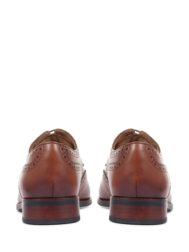 Jones Bootmaker Mens Manning Wide Fit Brogues Shoes - Image 6 of 6
