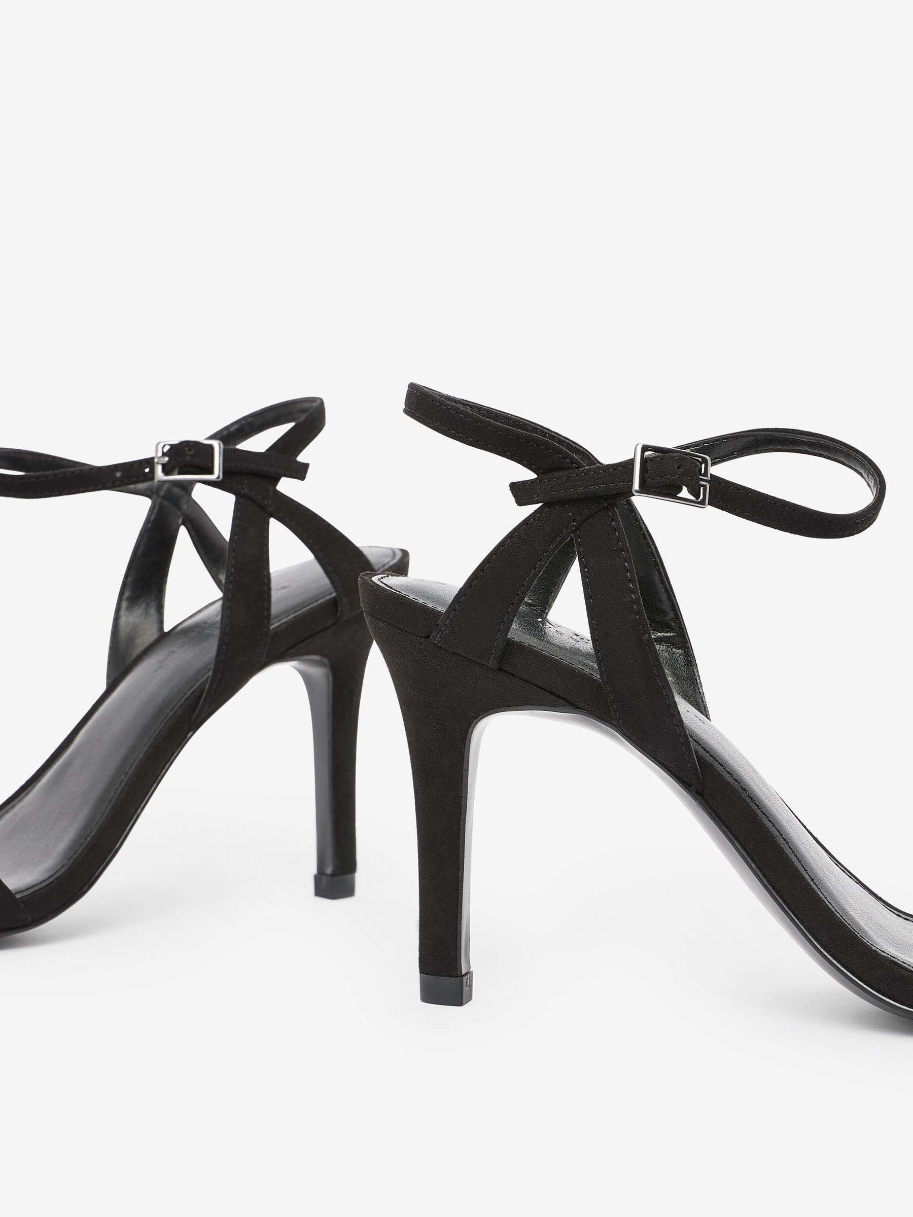 Buy Black Regular Wide Fit Forever Comfort Strappy Skinny Heel Sandals from Next Austria