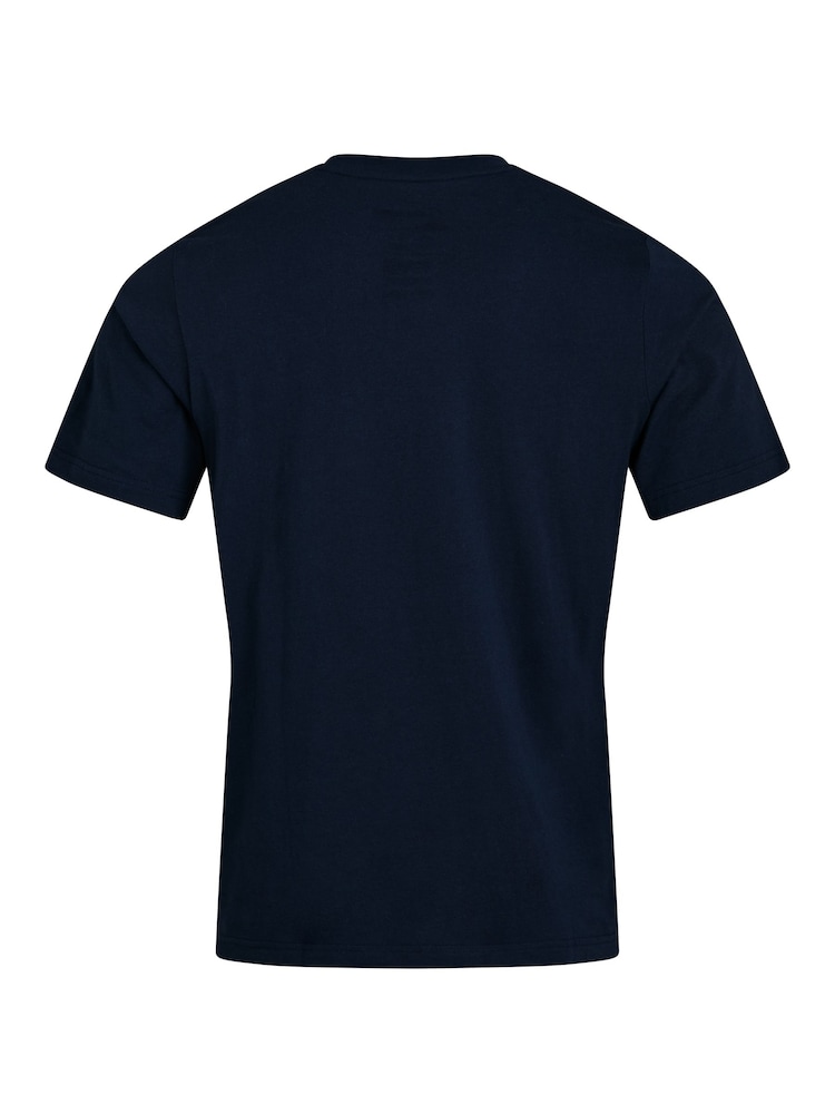 Berghaus Blue Dark Classic Logo Black T-Shirt - Image 6 of 6