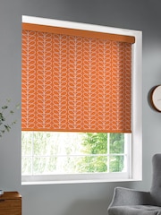 Orla Kiely Orange Linear Stem Made To Measure Roller Blind - Image 2 of 4