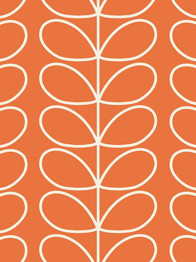 Orla Kiely Orange Linear Stem Made To Measure Roller Blind - Image 3 of 3