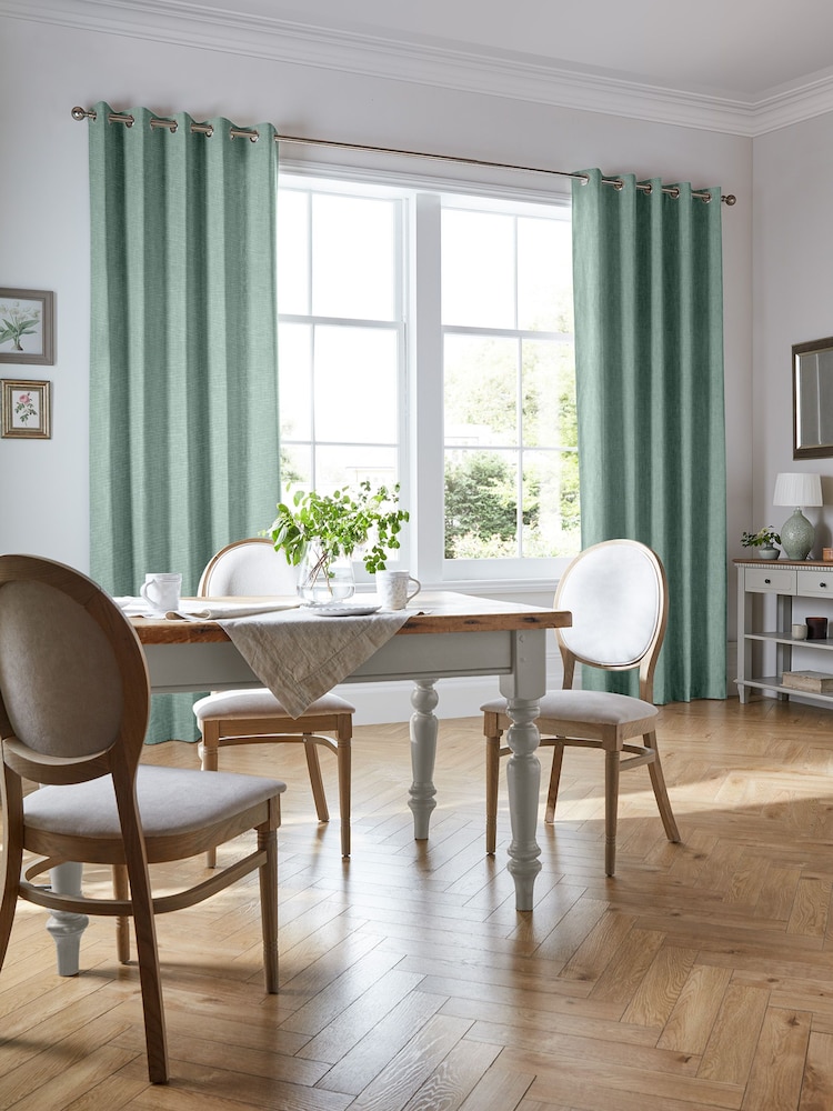 Laura Ashley Grey Easton Made To Measure Curtains - Image 1 of 6