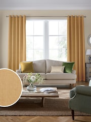 Laura Ashley Gold Easton Made To Measure Curtains - Image 2 of 6