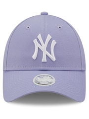 Lila - New Era Dam New York Yankees Essential 9FYRTIO 100% bomullskeps - Bild 1 av 5