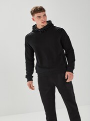 Black Overhead Next Active Panel Hoodie - Image 1 of 2