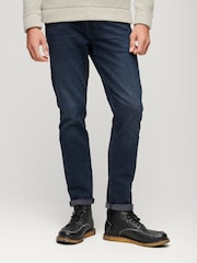 Синий - Superdry хлопковые джинсы - Изображение 1 из 7