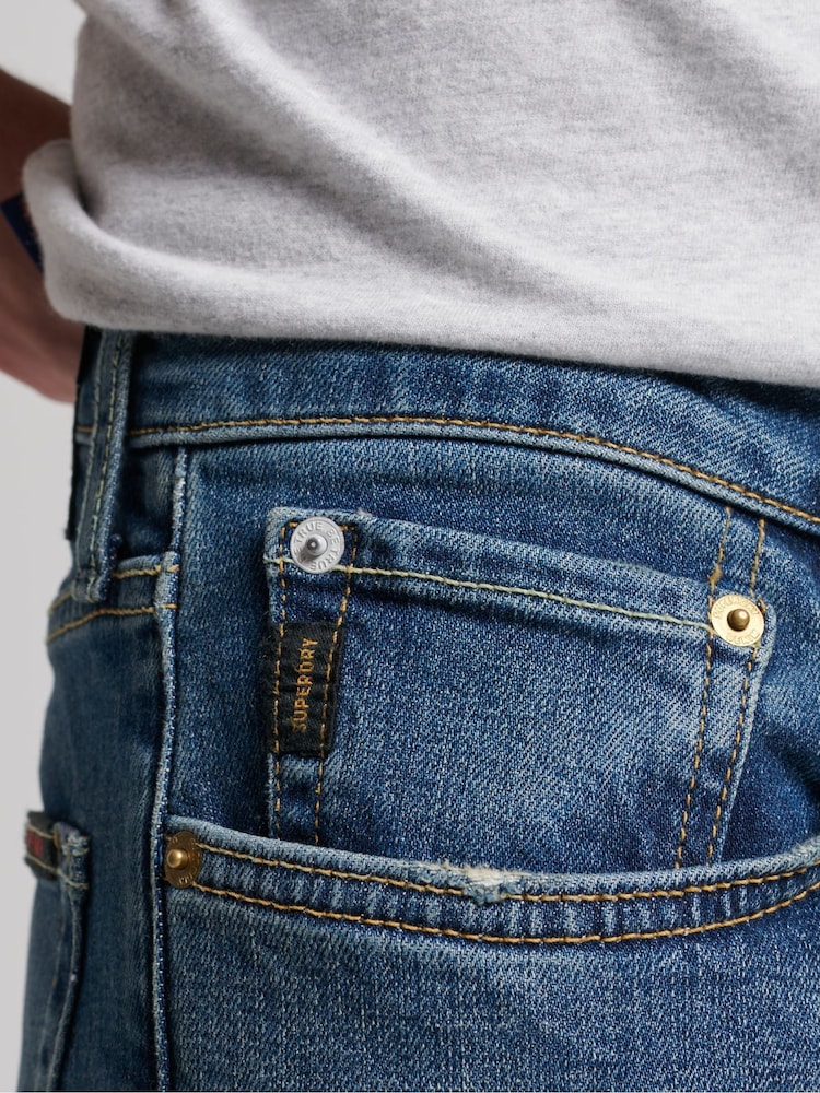 Світло-блакитний - Superdry Бавовняні джинси - Image 5 of 8