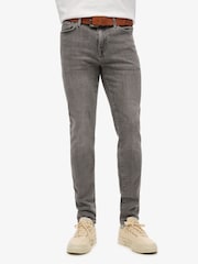 Серый - Хлопковые джинсы скинни Superdry - Изображение 3 из 8