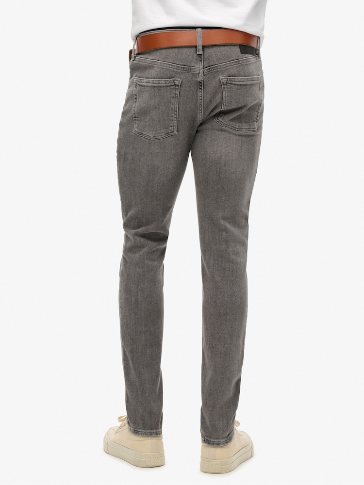 Сірий - Superdry Cotton Skinny Jeans - Image 4 of 8