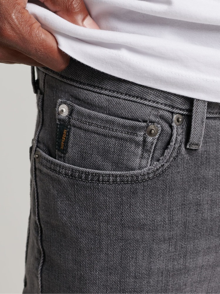 Сірий - Superdry Cotton Skinny Jeans - Image 5 of 8