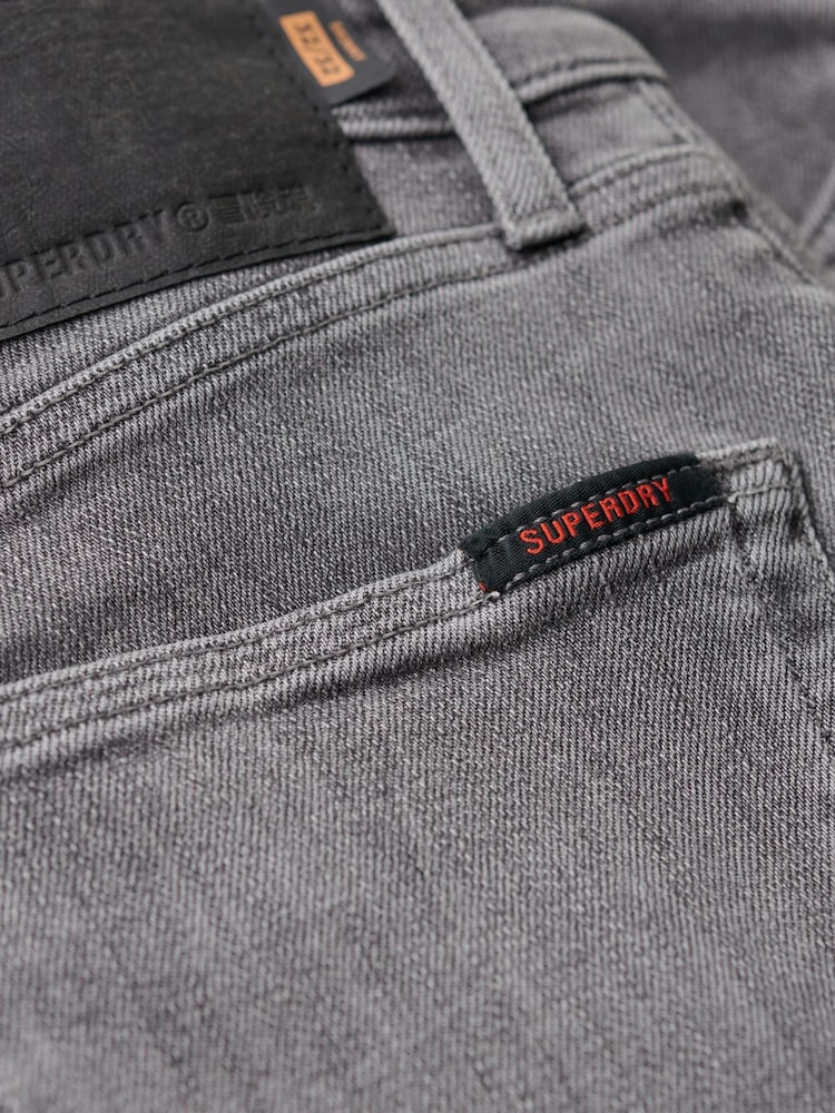Сірий - Superdry Cotton Skinny Jeans - Image 7 of 8